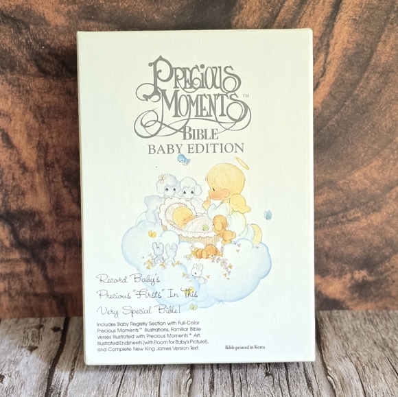 Precious Moments Accents 989 Vintage Precious Moments Bible Baby
